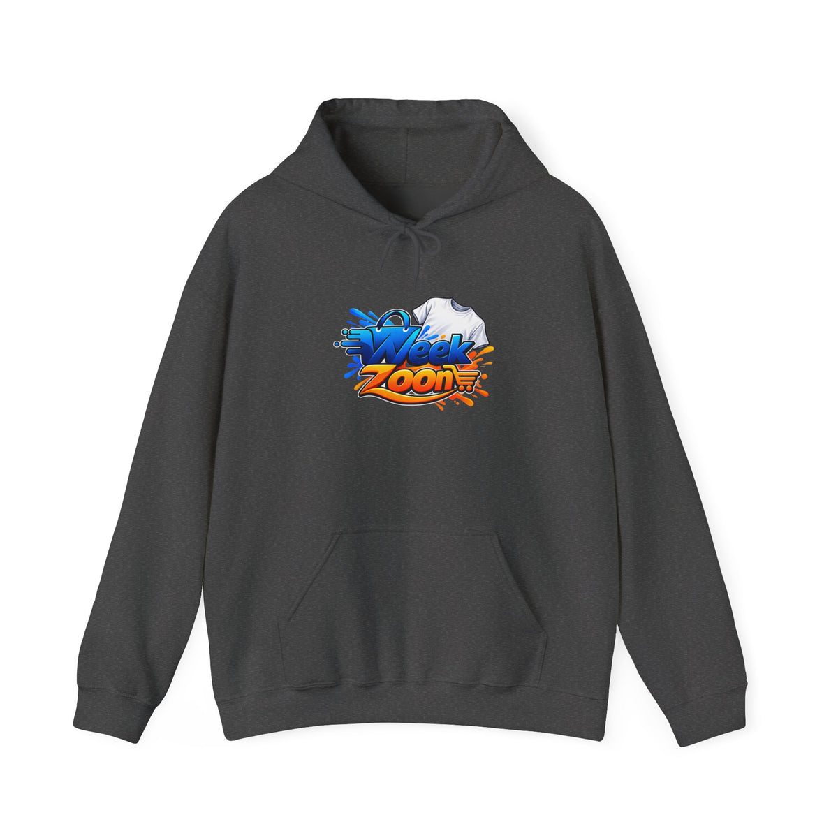 Ski Zoom Graphic Hoodie — Retro Snowboard Winter Pullover