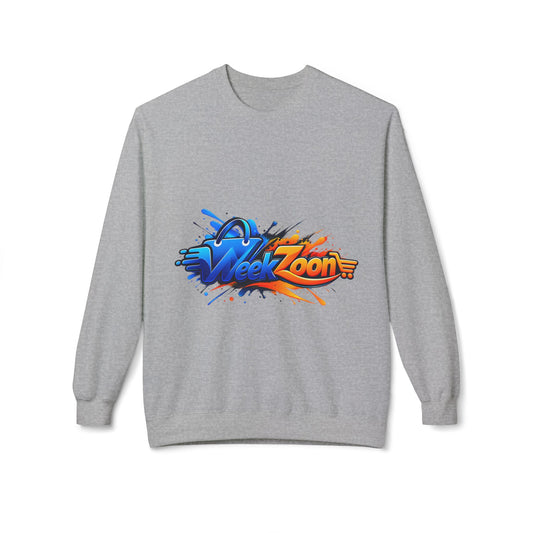 Crewneck Sweatshirt — Week Zoon Color Splash Logo