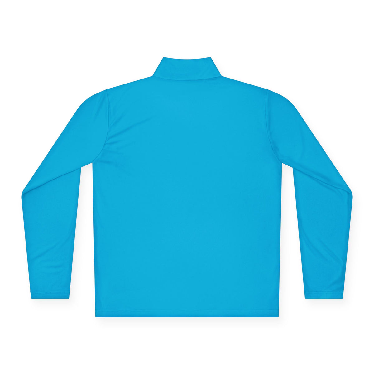 Quarter-Zip Pullover — Retro Pixel Surfing Pizza Chest Embroidered